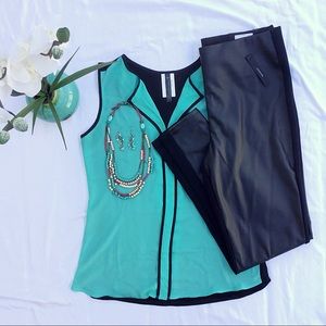 3/$20 | NWT Black Faux-Leather Leggings