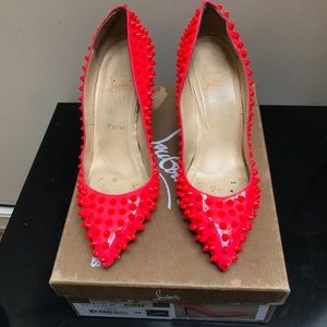 Authentic Christian Louboutin Pigalle Spikes 85