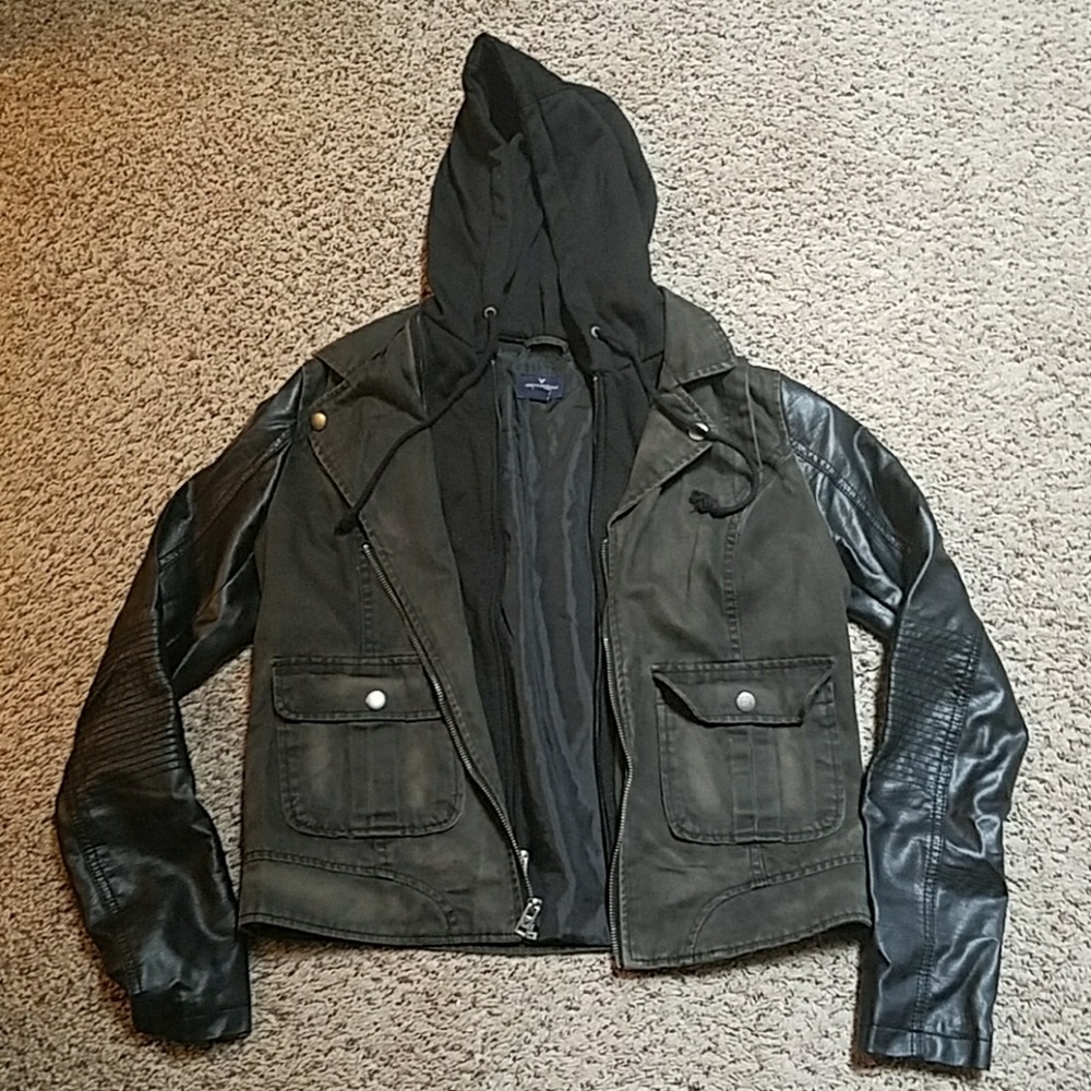 Moto Faux Leather Jacket