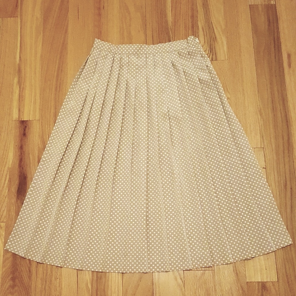 Vintage Polkadot Russ Petites  - 80s Modest USA
