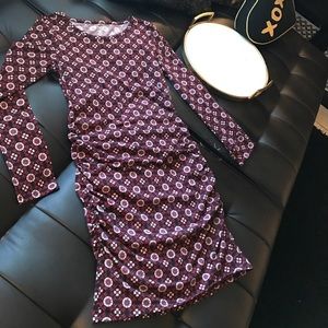 Tight fit midi dress.