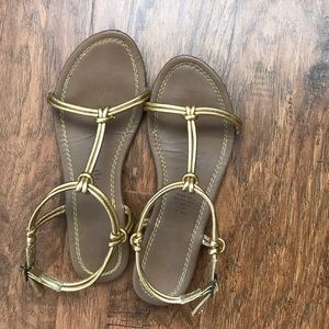 Gold sandals Gold sandals