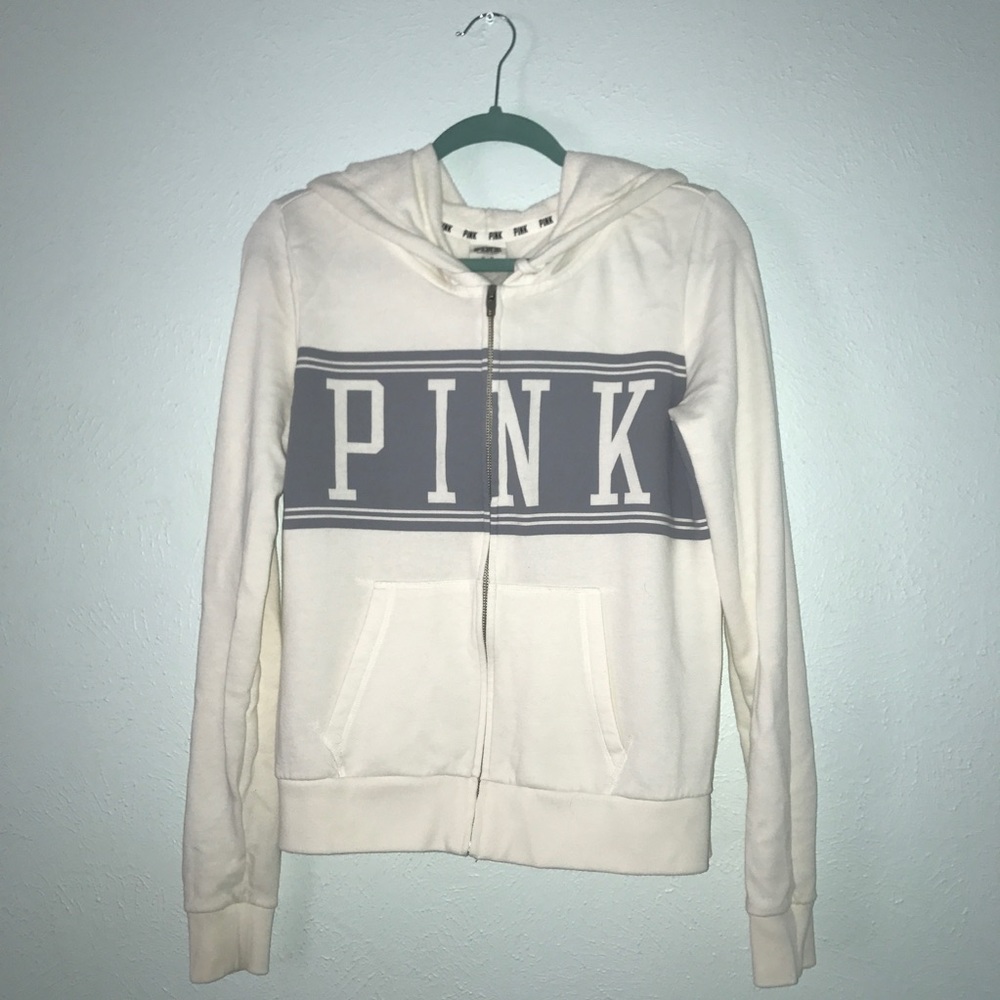VS PINK white jacket