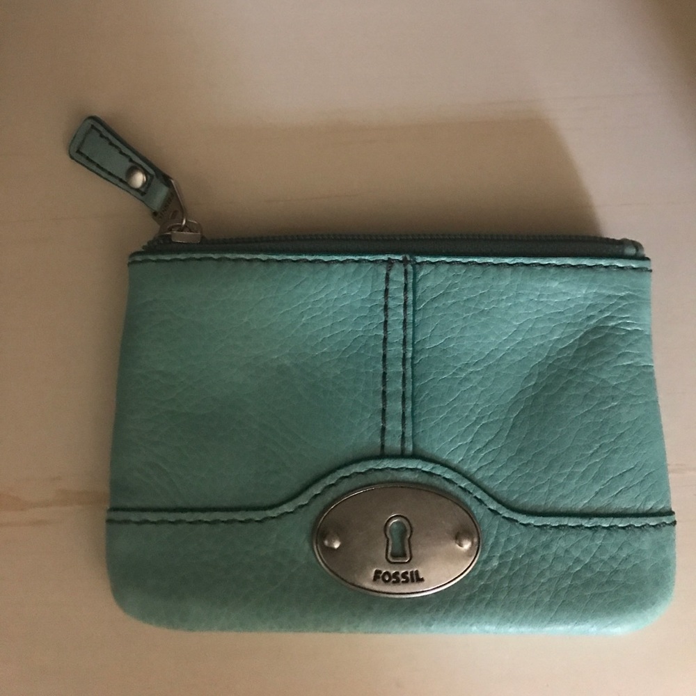 Fossil Mini Travel Wallet Antique Blue