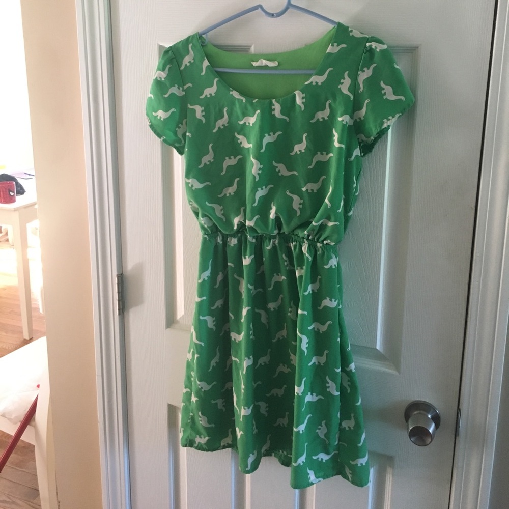 Small dress with cute Dino print