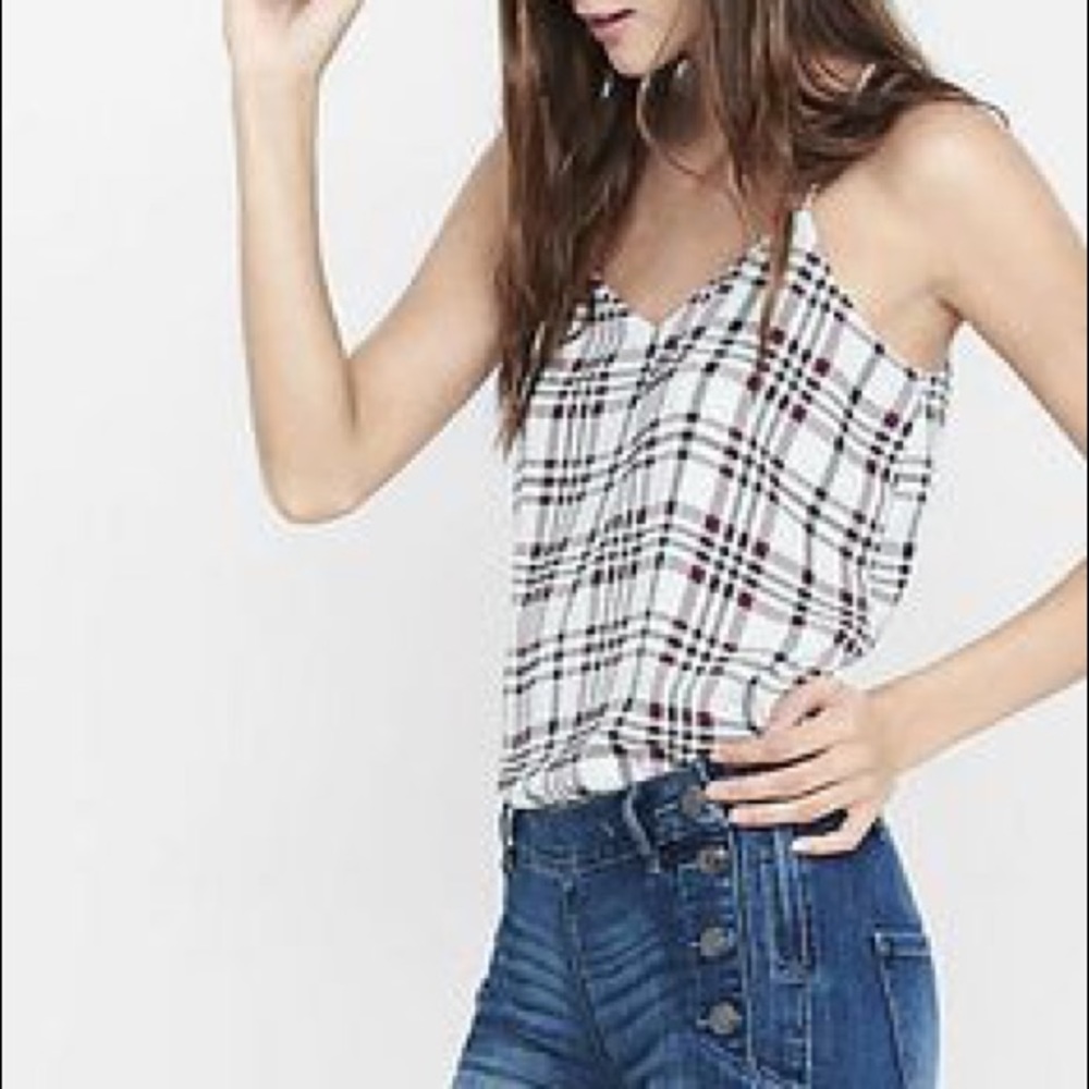 Plaid Express Tank Top - Picture 1 of 3