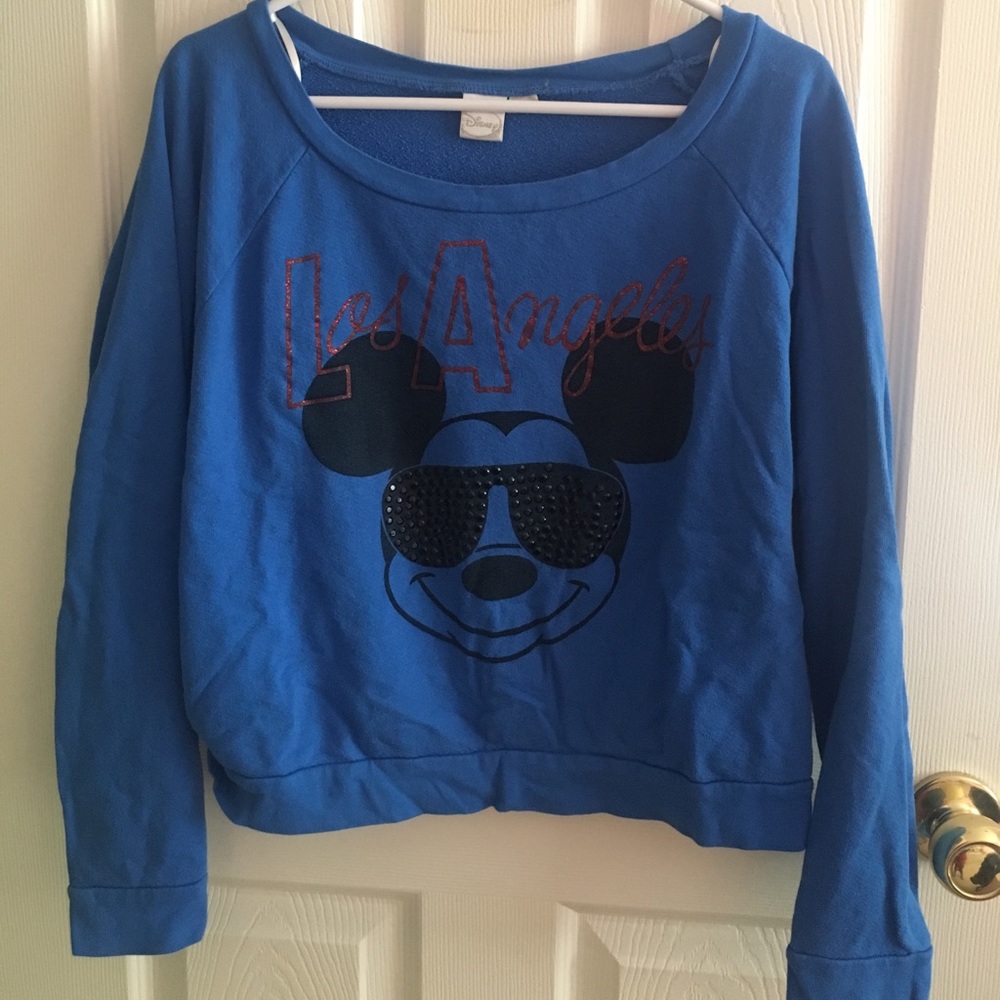 💕 BLUE MICKEY LA PULL OVER 💕