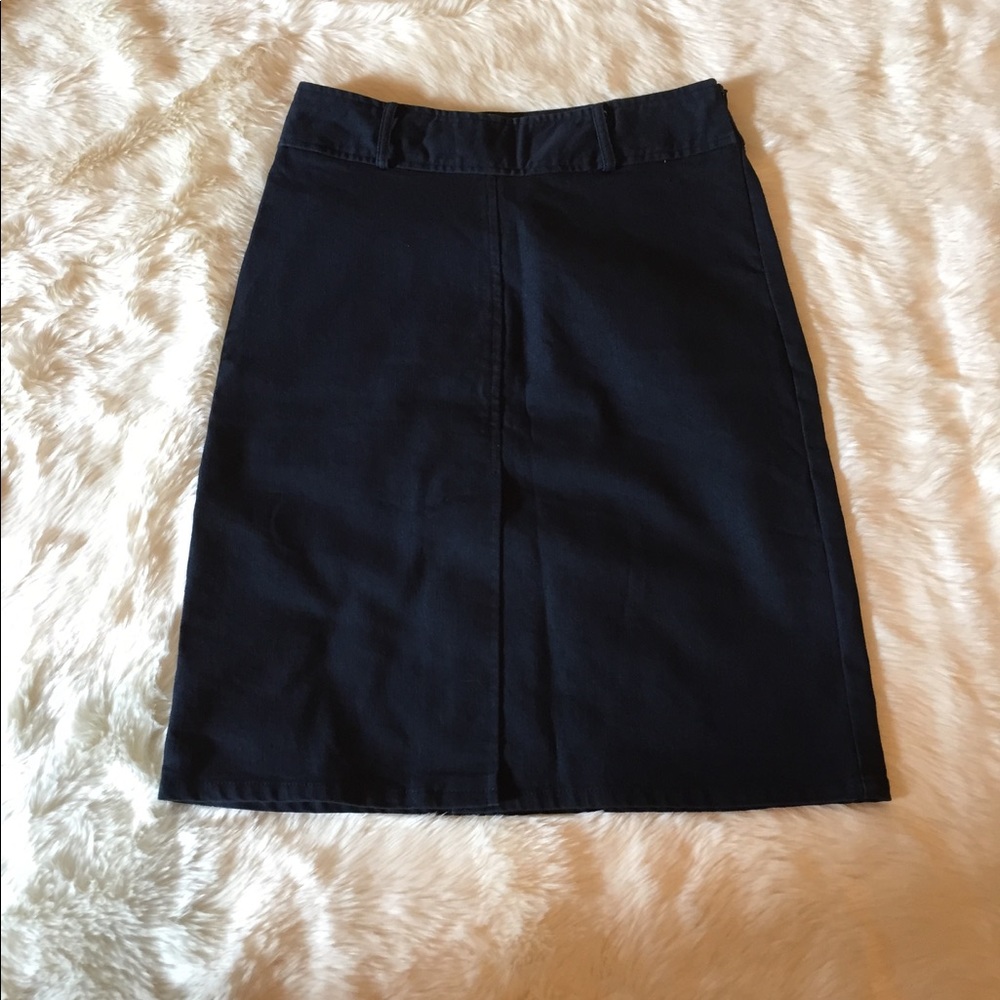 To The Max denim fitted skirt!