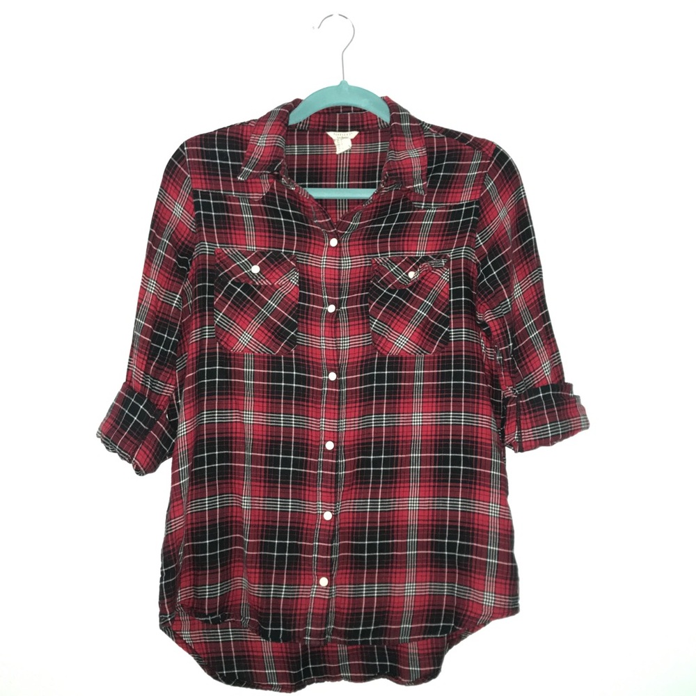 Black and red flannel