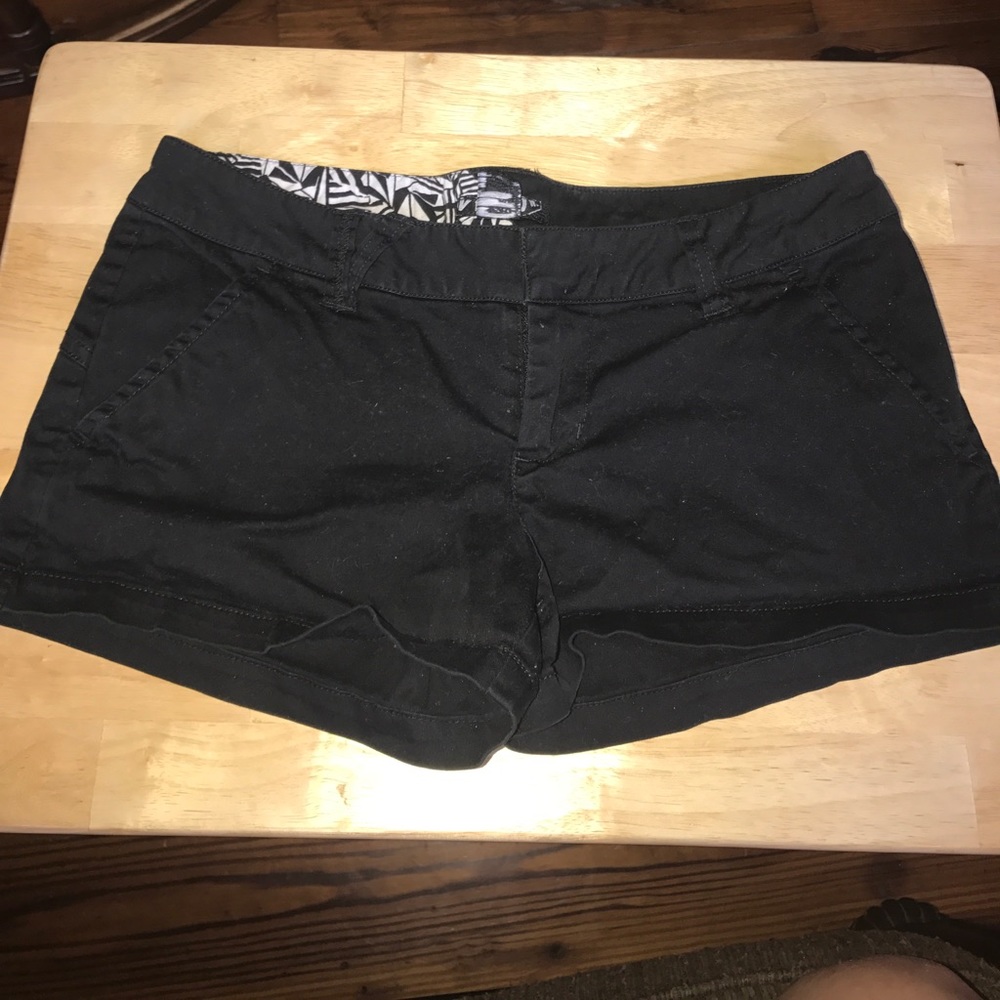 Black shorts