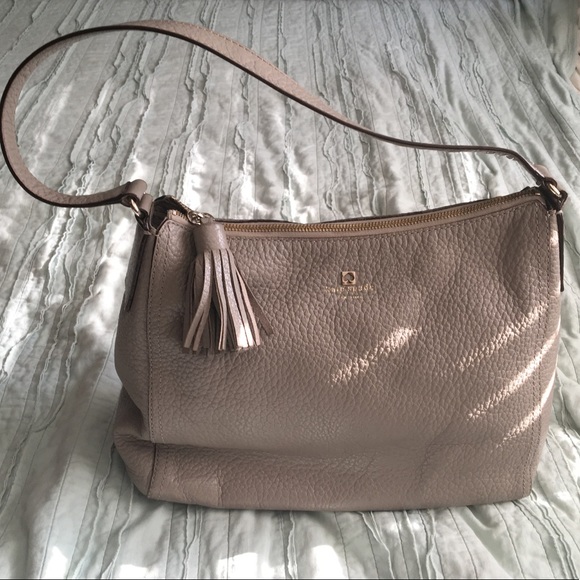 kate spade Handbags - Kate spade shoulder bag with tassel soft leather