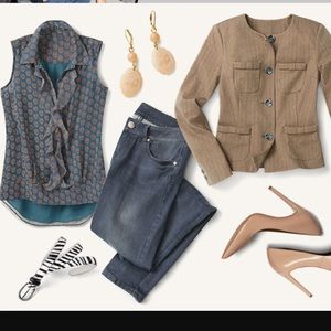 Cabi Medallion Reign Blouse