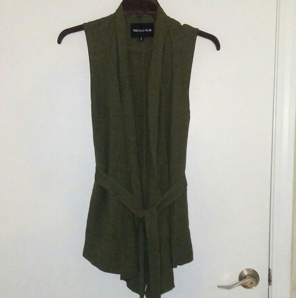 ON SALE WHO WHAT WEAR -  tie up waist coat