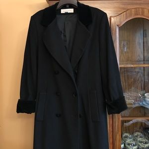 Black Floor Length Coat