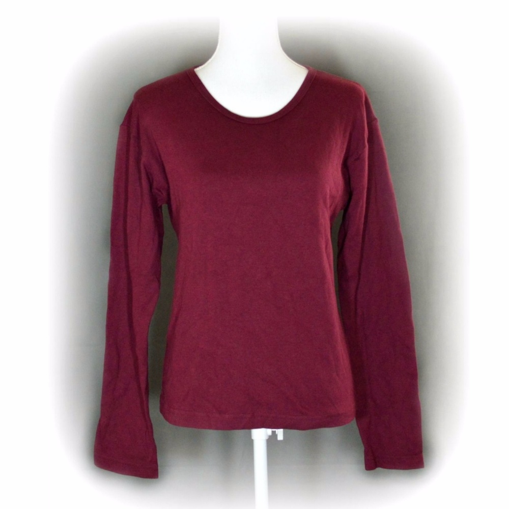Knit Shirt Top Pullover Crew Neck Long Sleeve NWT