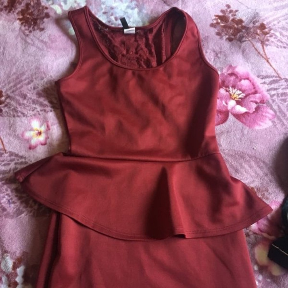 Maroon dress