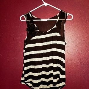 B&W date night tank top