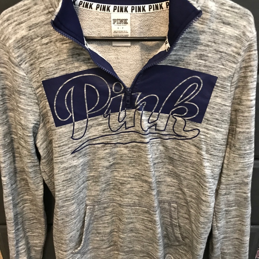 Victoria's Secret PINK half zip sweater