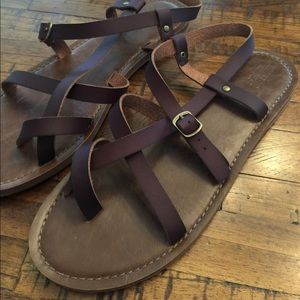 Brown sandals size 8.5