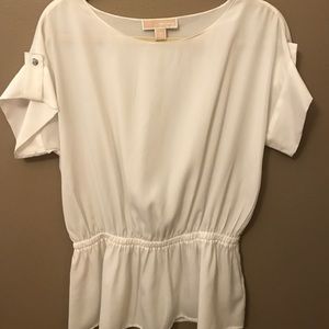 MICHAEL KORS white dress top