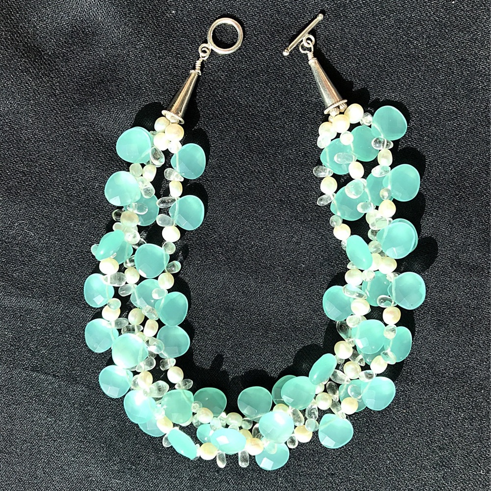 HP!! Exquisite Swarovski crystal/gem necklace