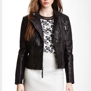 BCBGeneration Cropped Moto Jacket only worn twice!