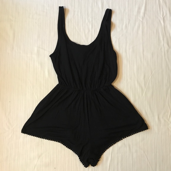 Hollister Pants - Black hollister romper