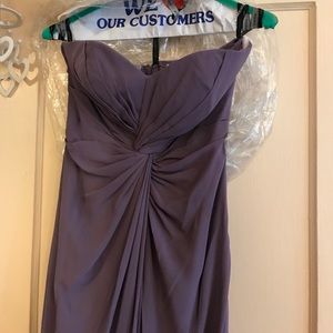 Lavender Floor Length Gown