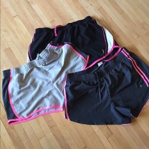 Lot of 3 running shorts- misc. sizes