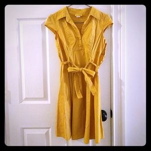 Mustard yellow dress