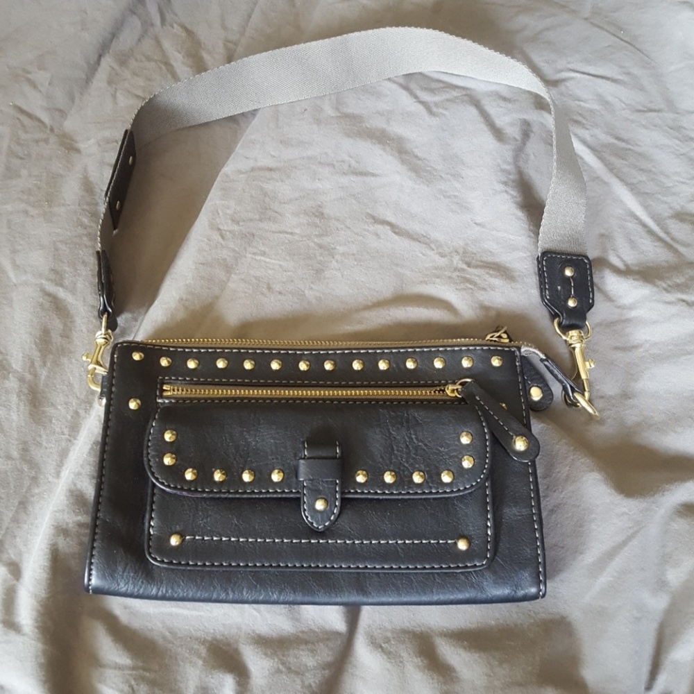 Nine West leather clutch