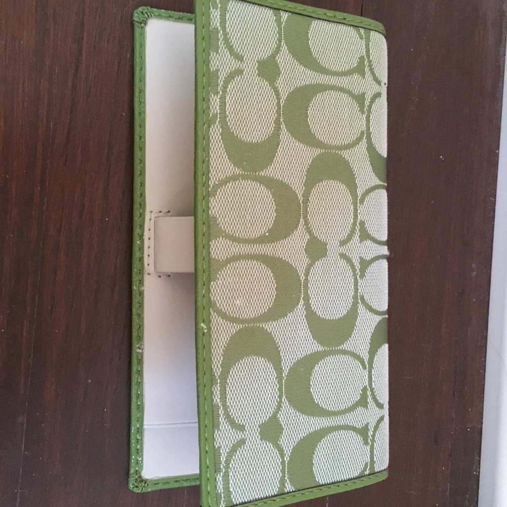 Coach travel wallet