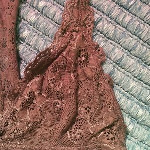 army green lace bralette