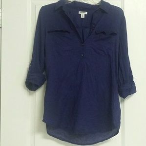 Linen Navy Shirt