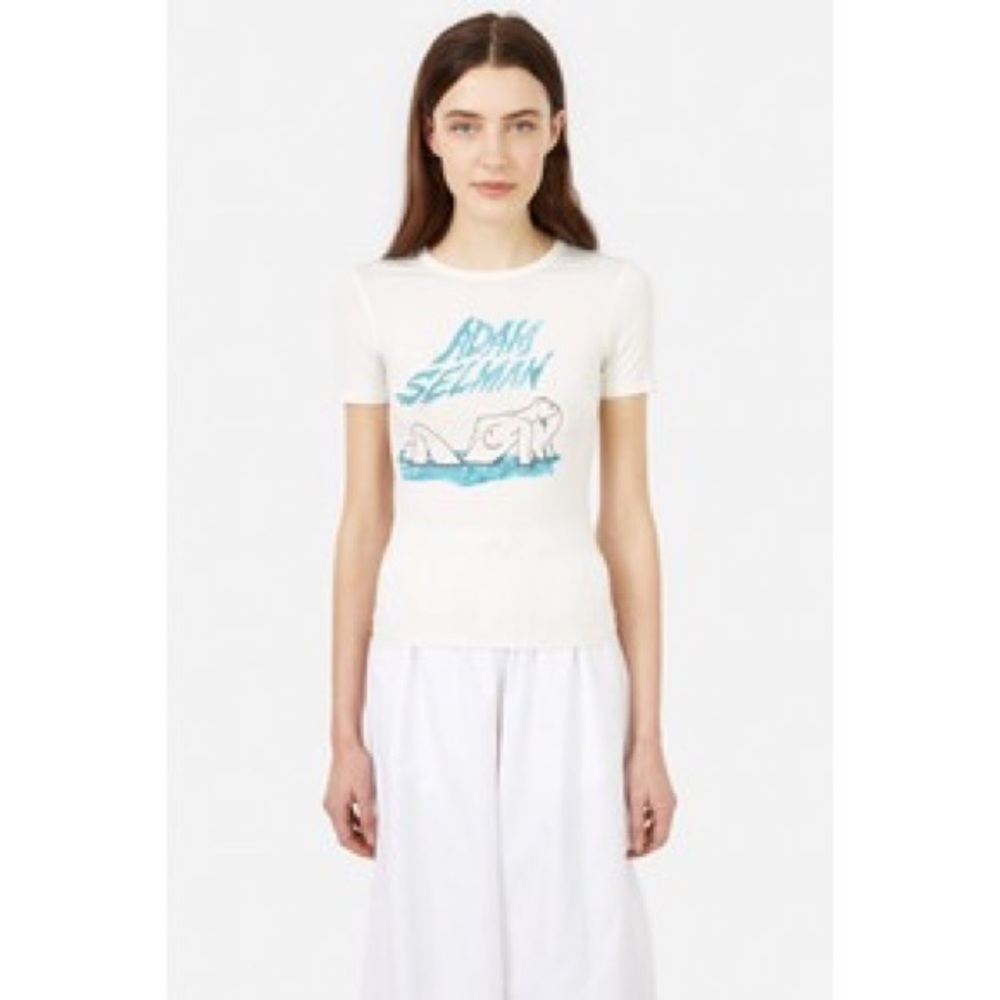 Adam Selma Nudist Logo Baby Tee