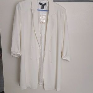 Cream career jacket