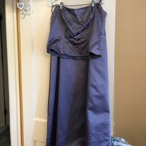 Lavender Floor-Length Gown