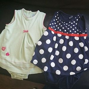 🥀CARTER'S🥀 girls bodysuit with skirt bundle