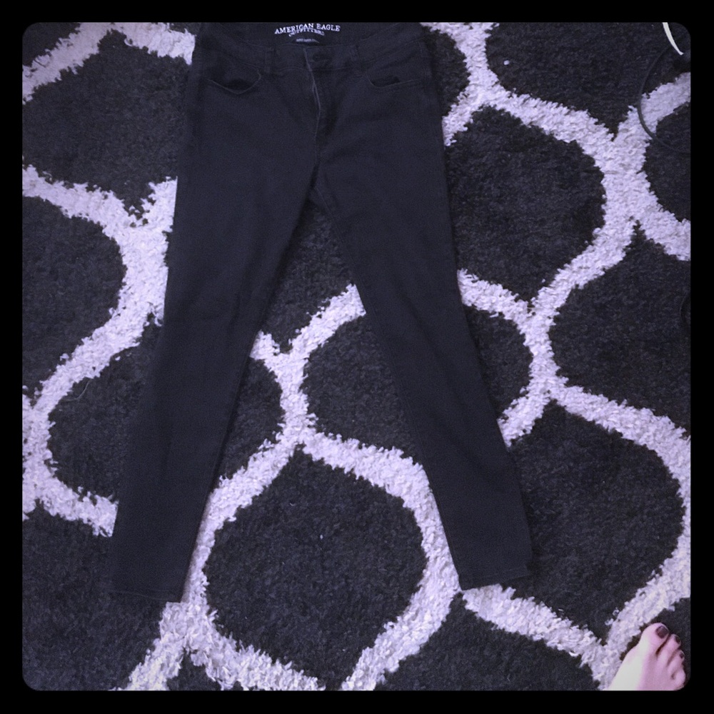 Black American Eagle Jegging