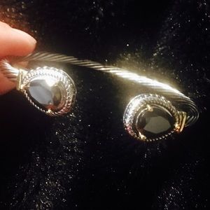 Yurman look cable bracelet