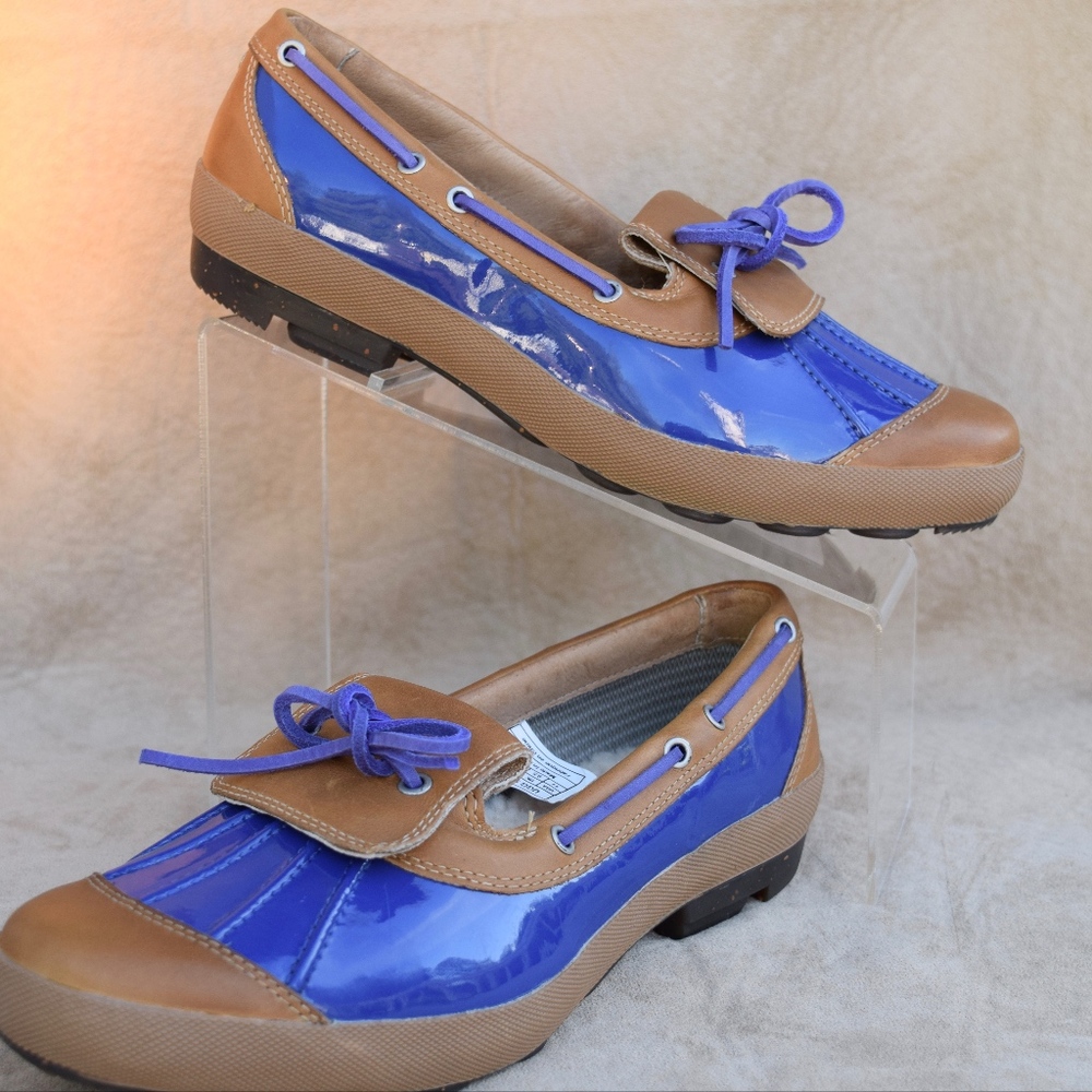 NEW UGG Ashdale Blue Duck Boot rain shoe loafer 11