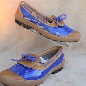 NEW UGG Ashdale Blue Duck Boot rain shoe loafer 11