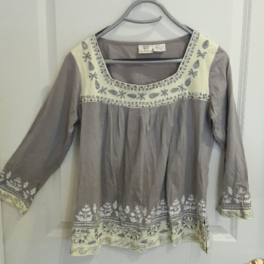 LA Blend top size S 100% cotton