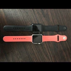 Two 38mm Apple Watches: Original & Series 1