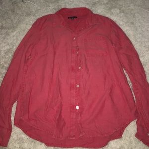 American eagle button up