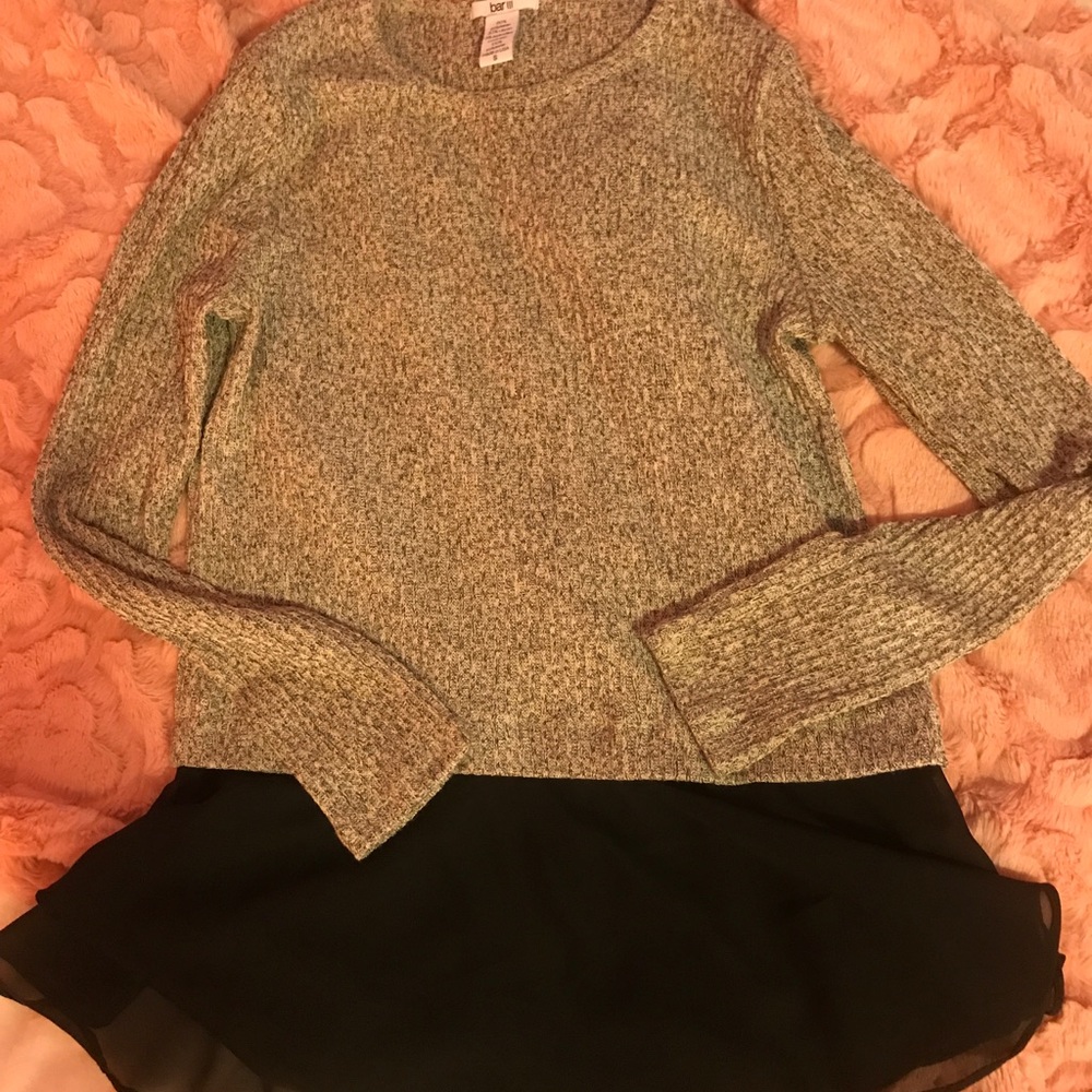 black/white bar III sweater