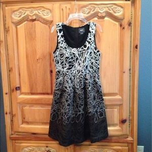 Anthropologie Maeve Black & White Dress