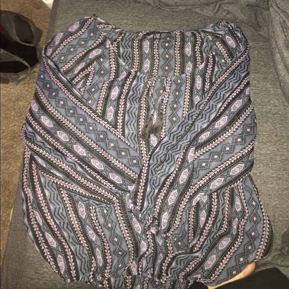 American eagle sheer blouse
