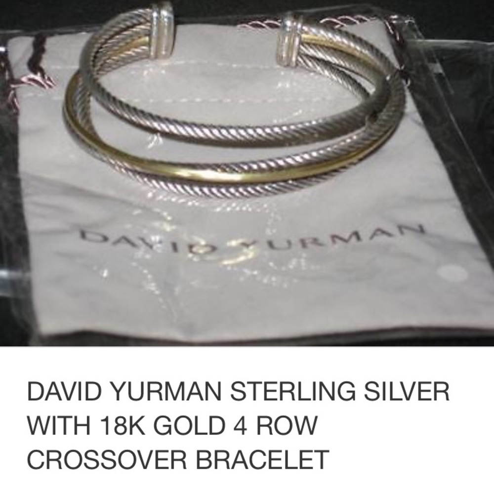 DAVID YURMAN 4 strand Crossover Bracelet