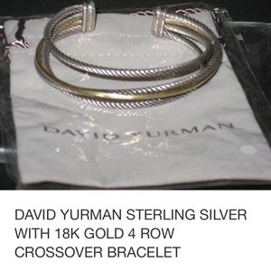 DAVID YURMAN 4 strand Crossover Bracelet